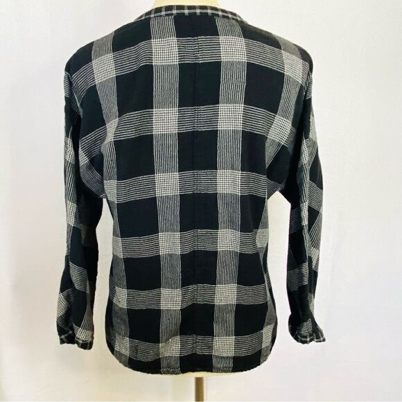 MADEWELL PLAID BABYDOLL POPOVER HAYDEN PLAID - Picture 6 of 8